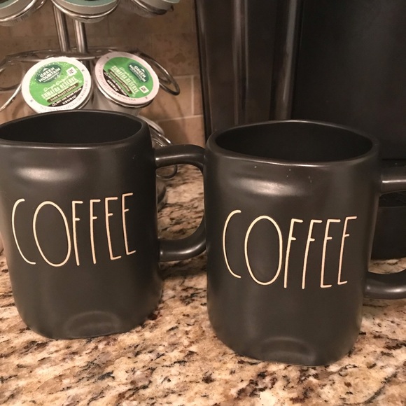Rae Dunn Other - Rae Dunn Black Coffee Mugs ☕️